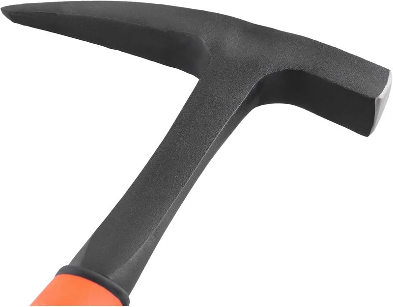 FUNSUEI 2 PCS Small Rock Pick Set, All Steel Rock Pick with Flat and Pointed Head, Non-skid Handle, 28oz, 30oz - Image 3